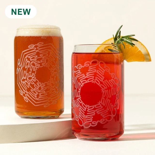 Your Name in a Snowflake Etched Glass
