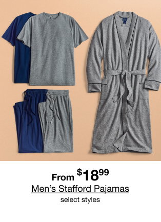 From $18.99 Men's Stafford Pajamas select styles