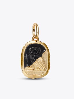 Owl Medallion Charm