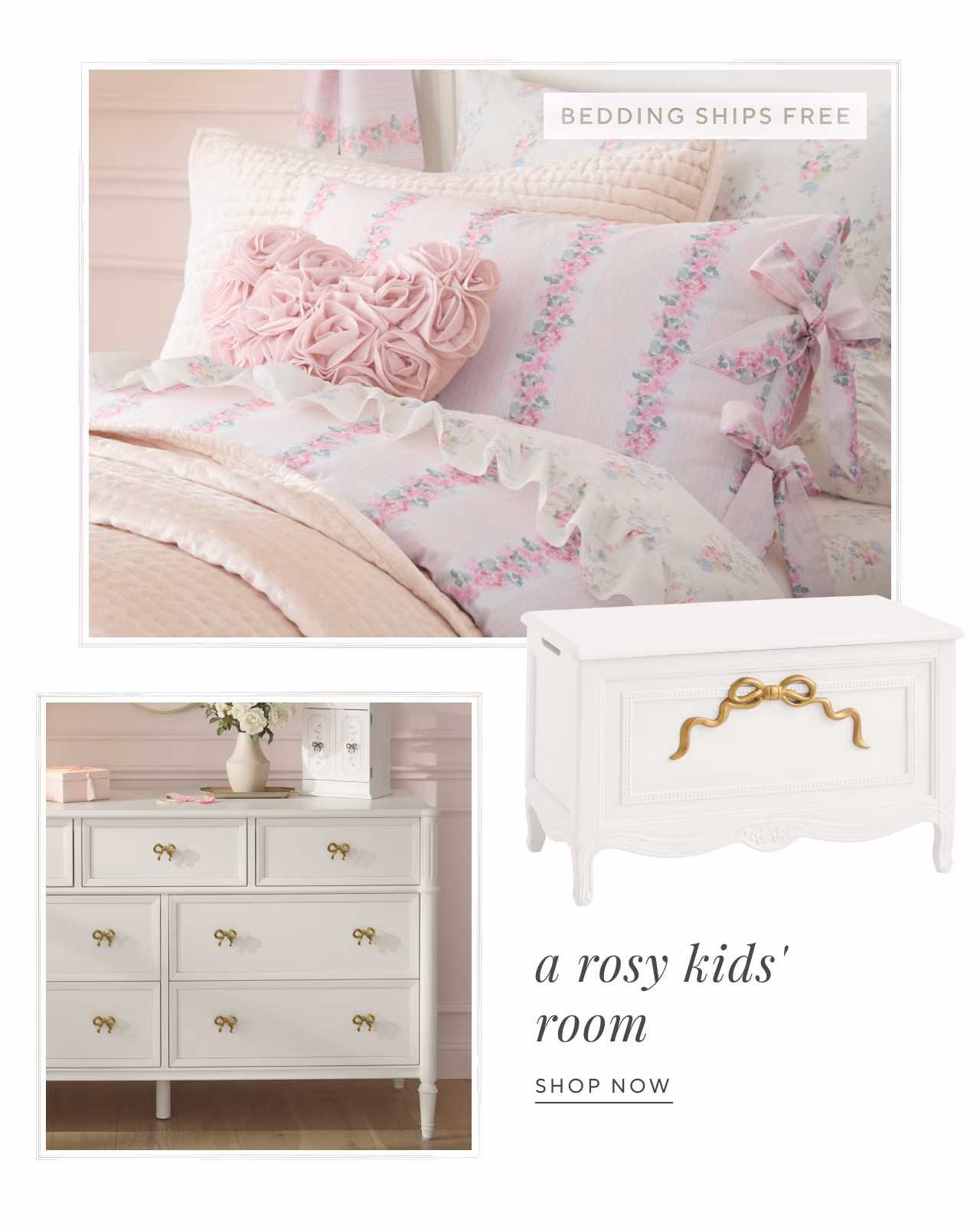 a rosy kids' room