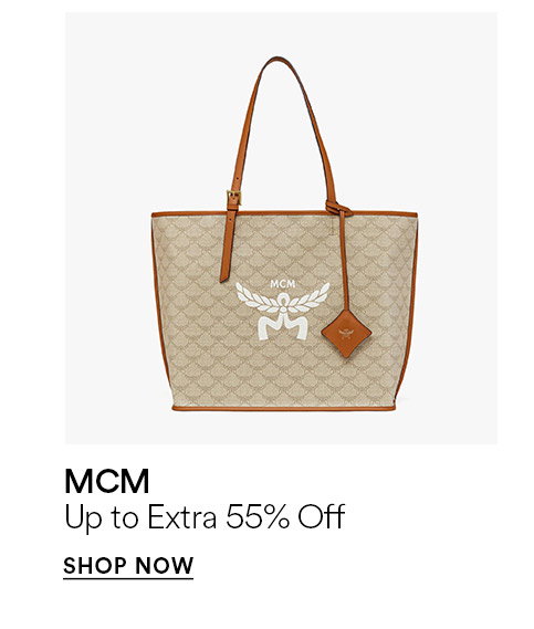 MCM - Up to extra 55% off - SHOP NOW >