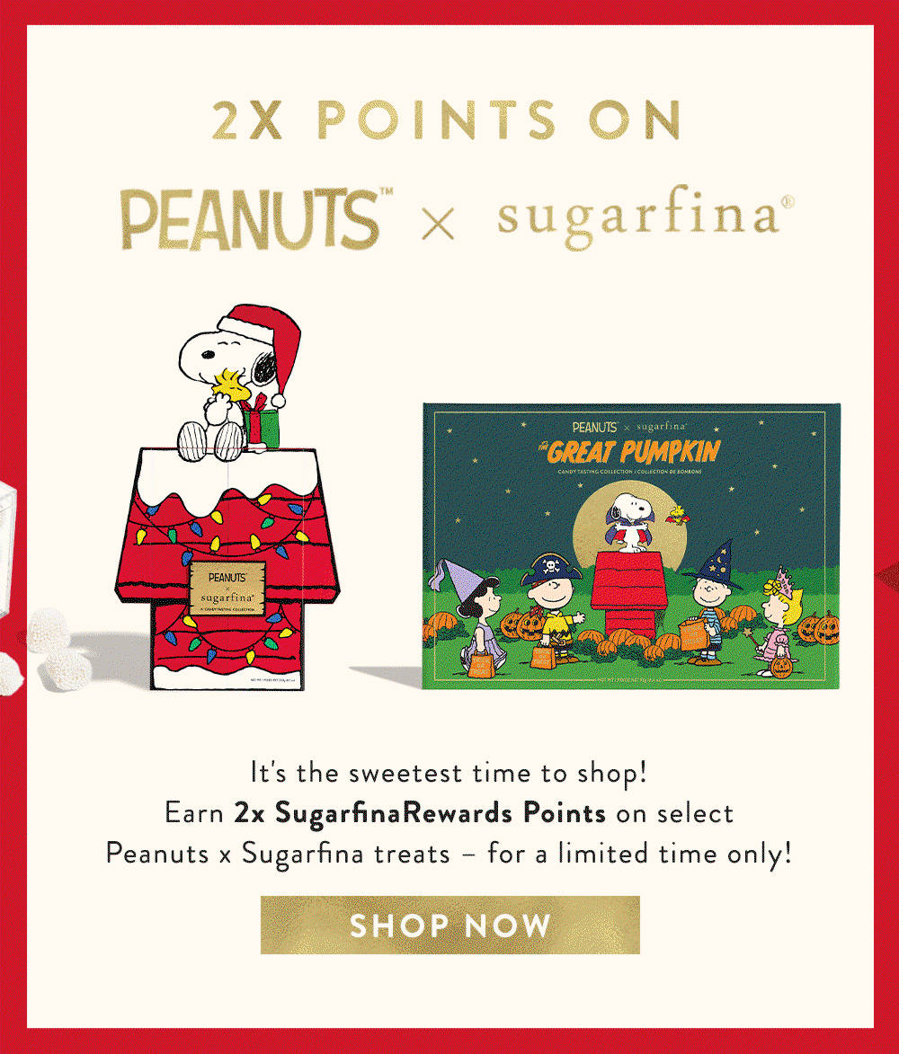Earn 2x Points on Peanuts Products