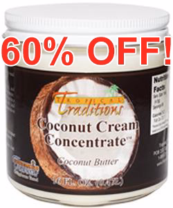 Image of Coconut Cream Concentrate - 1 Pint (16-oz) (2 pint minimum)
