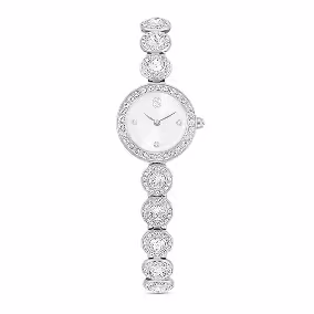 Una Angelic watch, Crystal bracelet, Silver tone, Stainless steel
