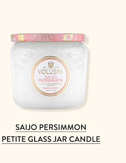 Saijo Persimmon Petite Glass Jar Candle 