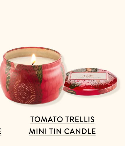 Tomato Trellis Mini Tin Candle 