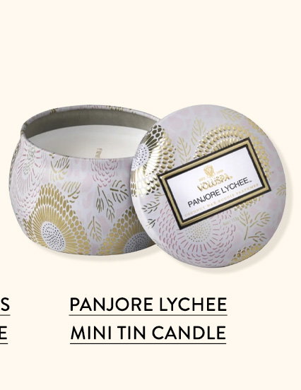 Panjore Lychee Mini Tin Candle 