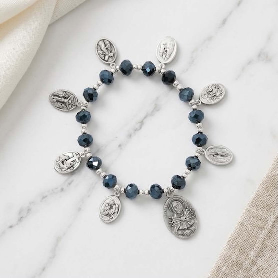 Seven Sorrows of Mary Stretch Bracelet