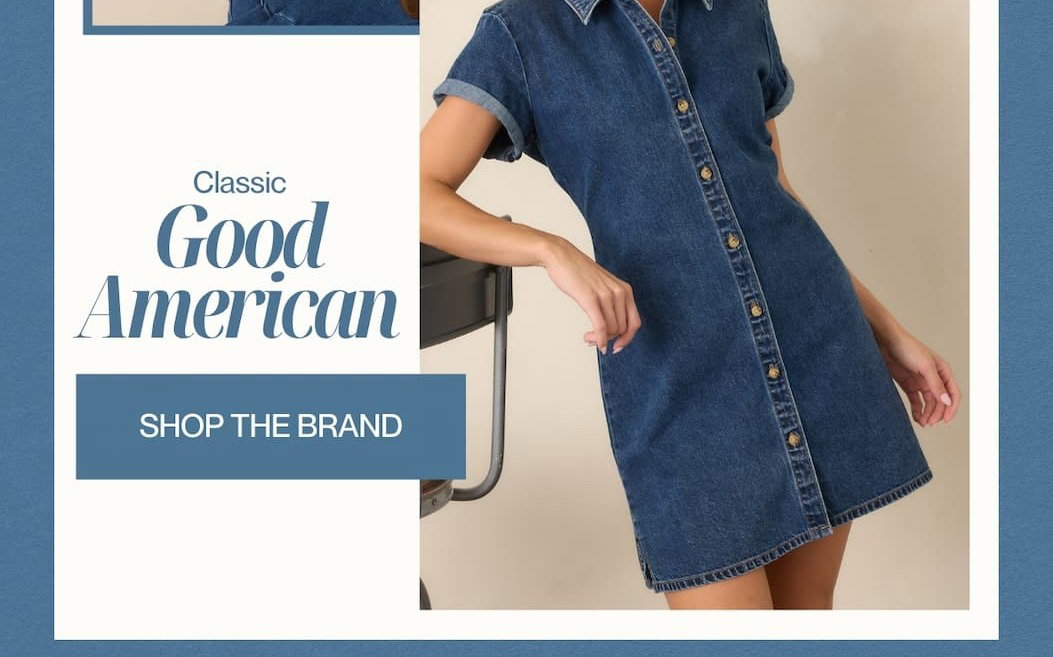 "Classic Good American. Shop the Brand."