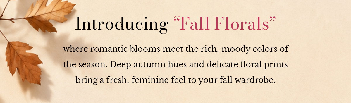 Fall Florals