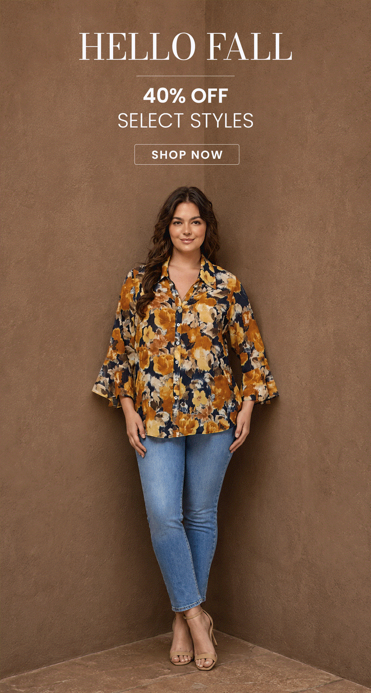 40% off select styles 