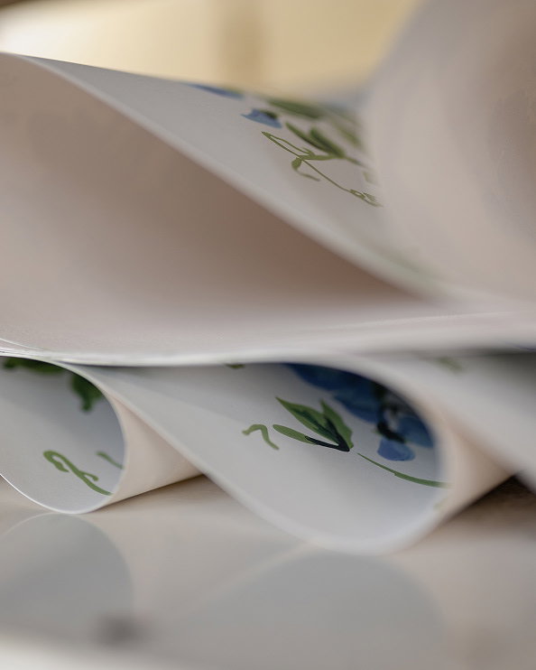 Close up of wallpaper