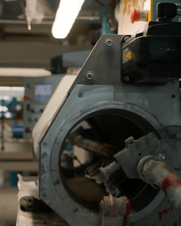 GIF showing wallpaper production process