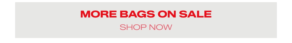 MORE BAGS ON SALE - SHOP NOW