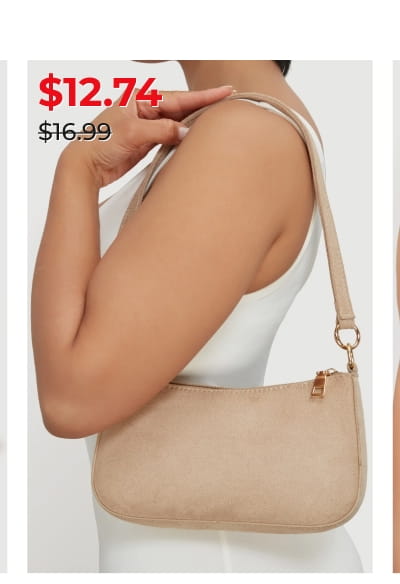 Shop Solid Shoulder Bag