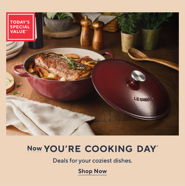 now you're cooking