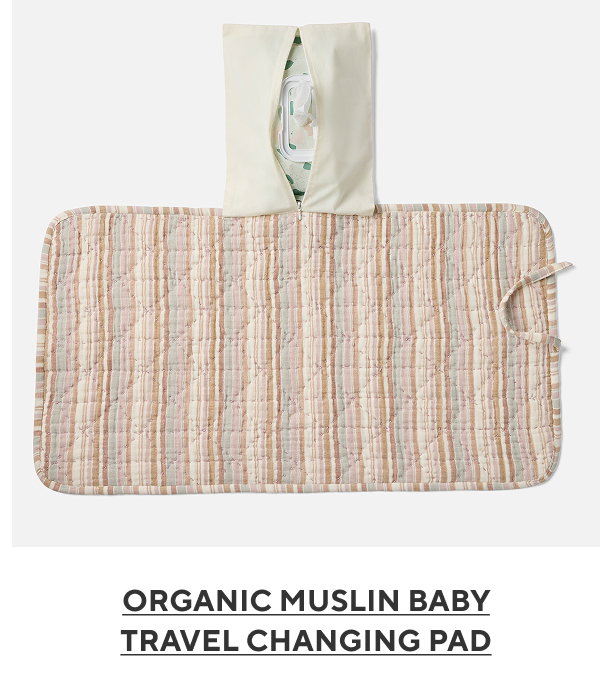 Organic Muslin Baby Travel Changing Pad