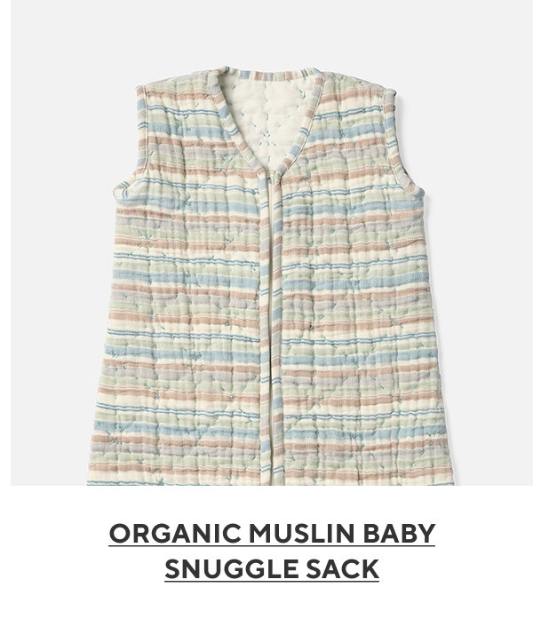 Organic Muslin Baby Snuggle Sack