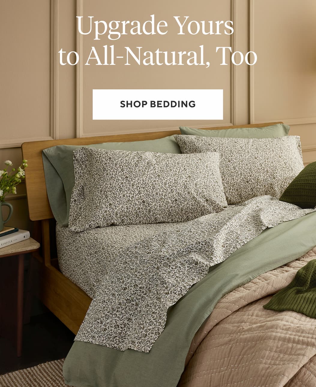 Upgrade Yours to All-Natural, Too Shop Bedding