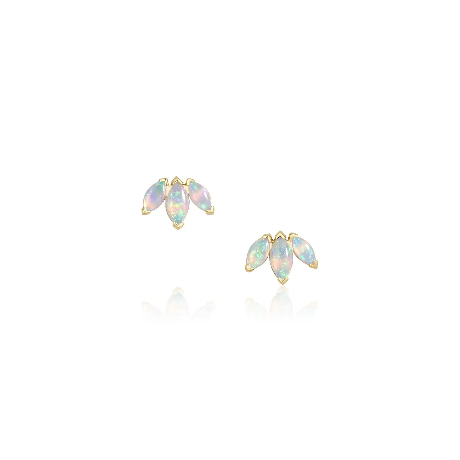 Image of Opal Lotus Studs