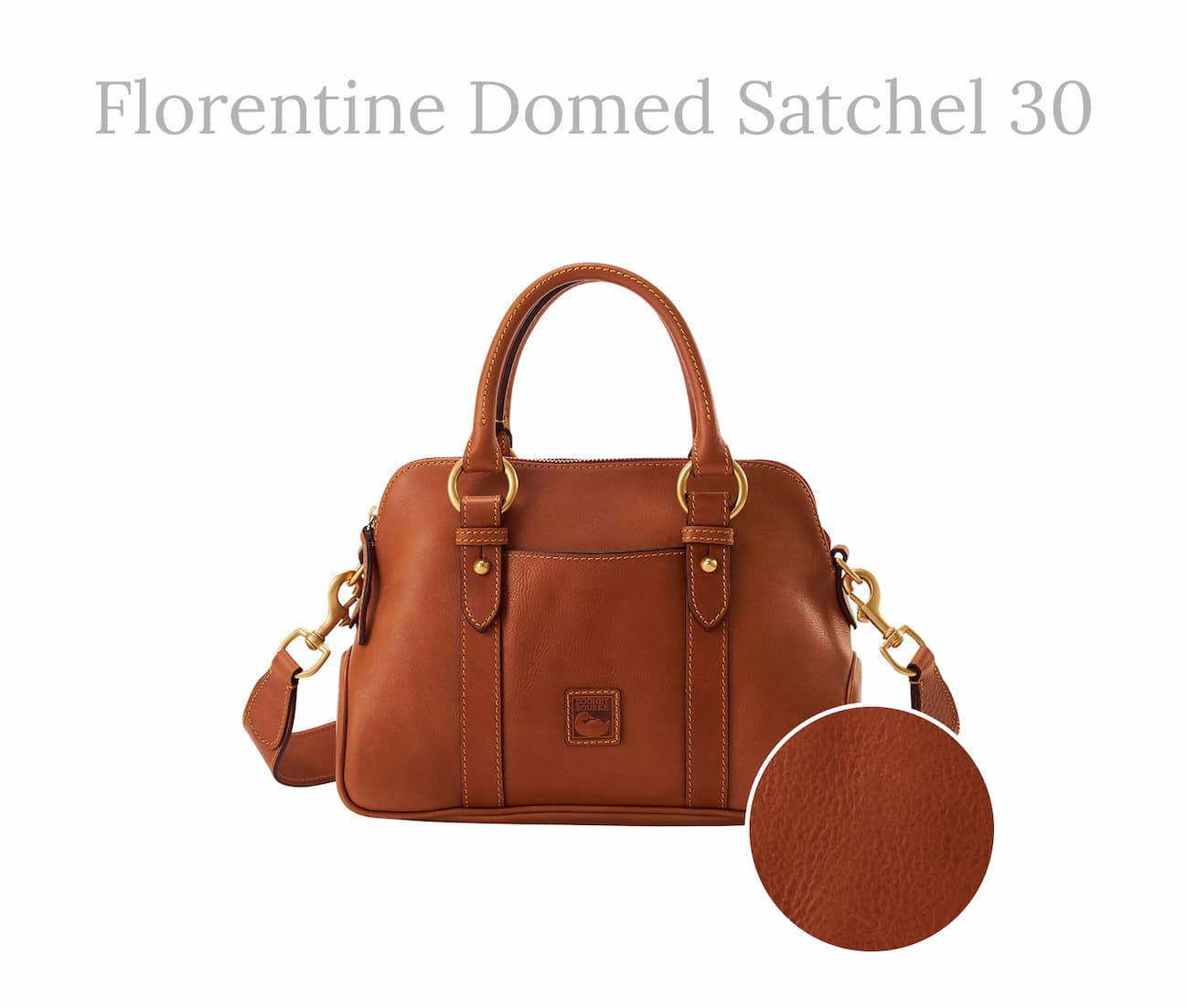 Florentine Domed Satchel 30