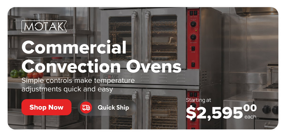 MoTak Quick Ship Commercial Convection Ovens