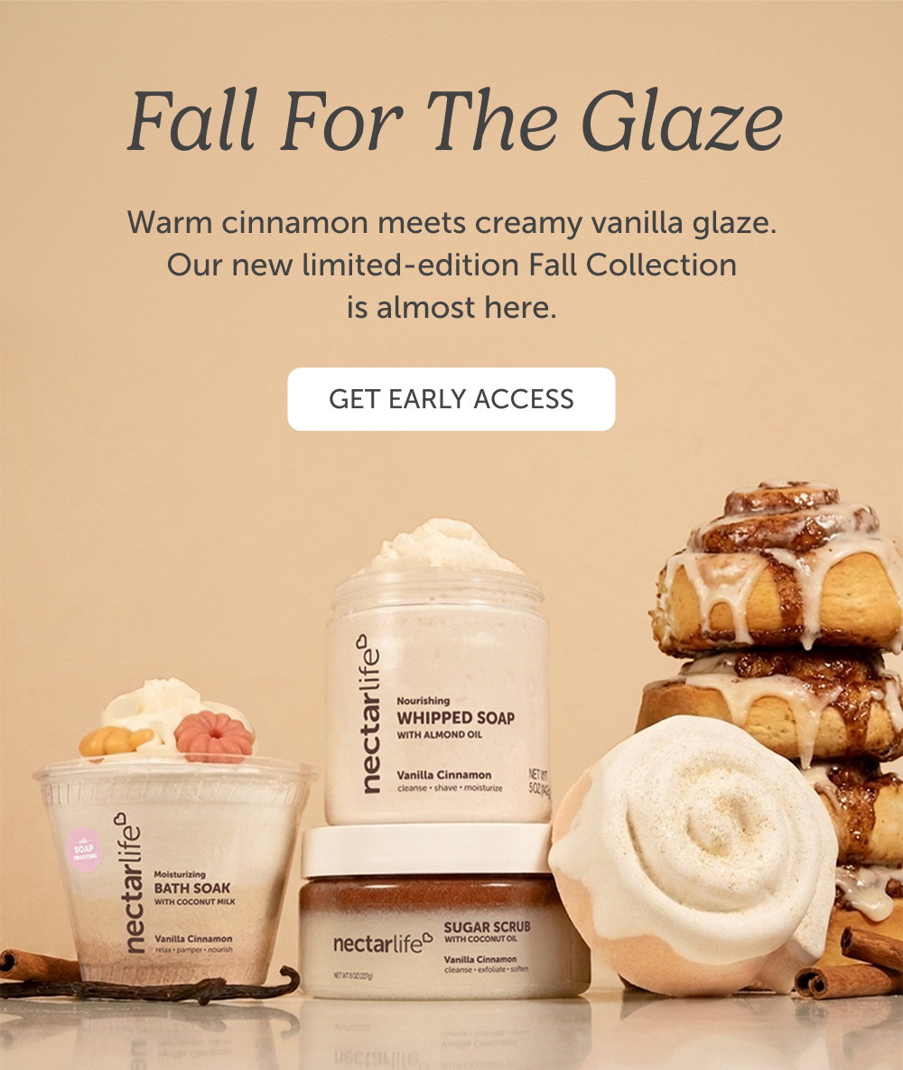 Fall for the glaze. Warm cinnamon meets creamy vanilla glaze. Our new limited-edition Fall Collection is almost here.