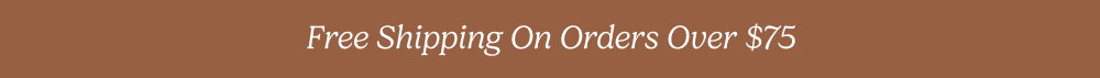 Free shipping on orders over $75