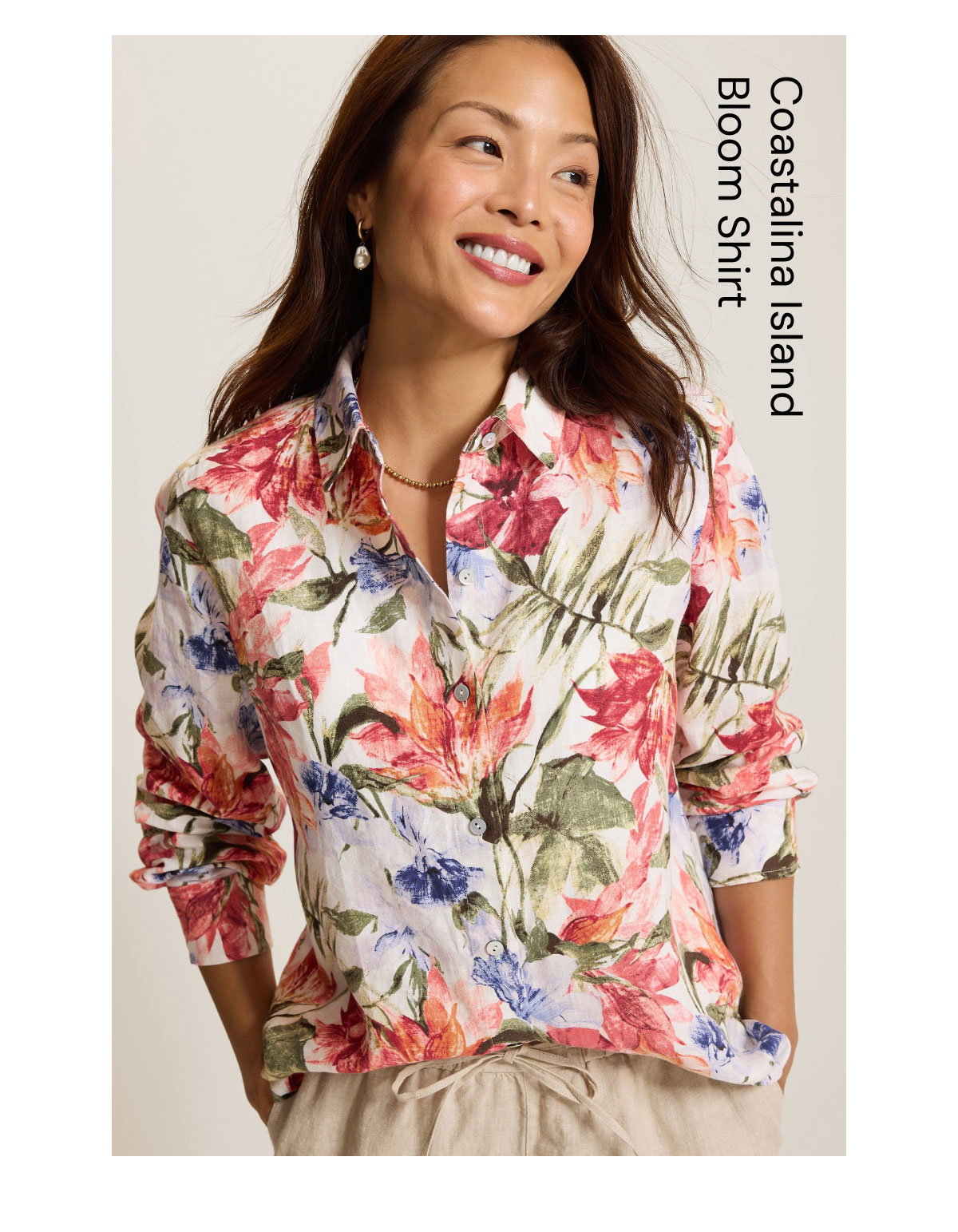 Coastalina Island Bloom Shirt