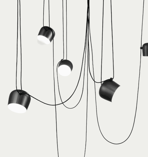 Aim LED Multi-Light Pendant  by Ronan & Erwan Bouroullec for FLOS