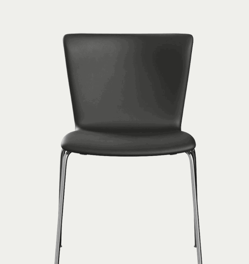 Vico Leather Chair  by Vico Magistretti for Fritz Hansen