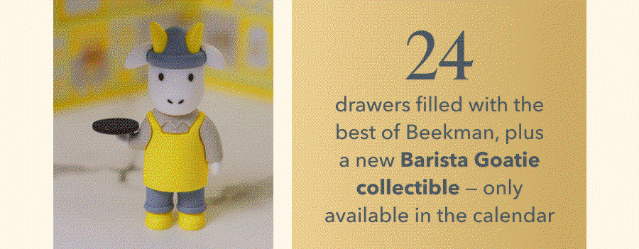 24 favorites including a collectible Barista Goatie figurine.