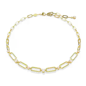 Collana Constella, Bianca, Finitura oro 18K