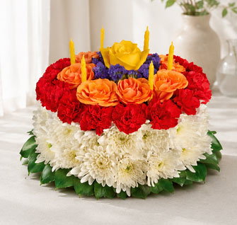 Your Wish Is Granted Birthday Cake Bouquet