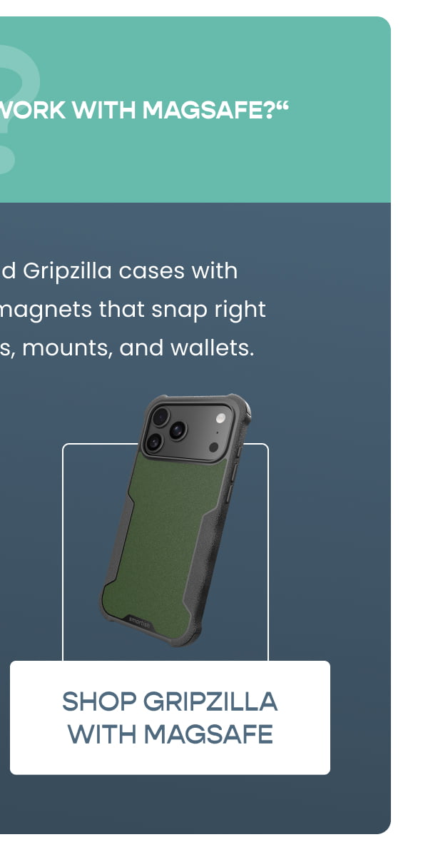 Q: "Do all Smartish cases work with MagSafe?"