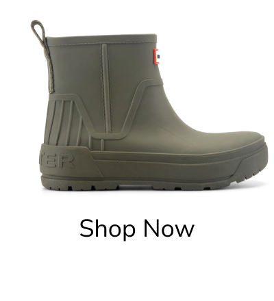 Wales Waterproof Rain Boots in Dark Green