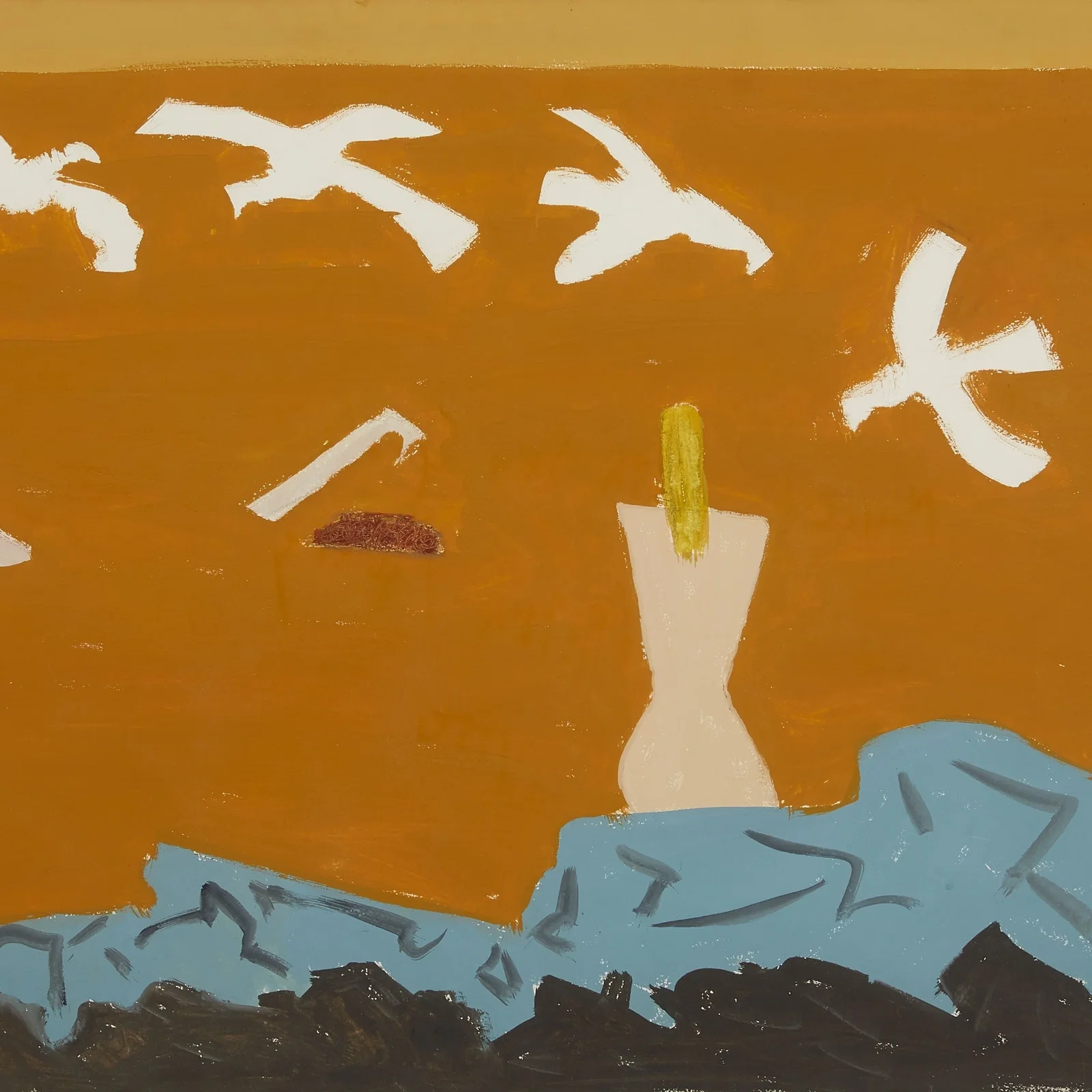 Milton Avery, March with Seagulls, 1950