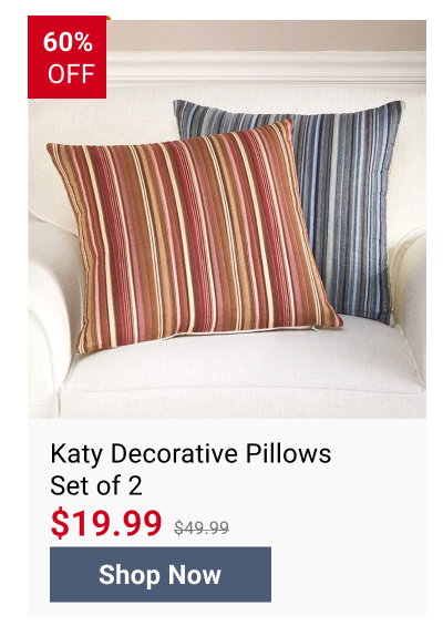 Katy Decorative Pillows Set of 2
