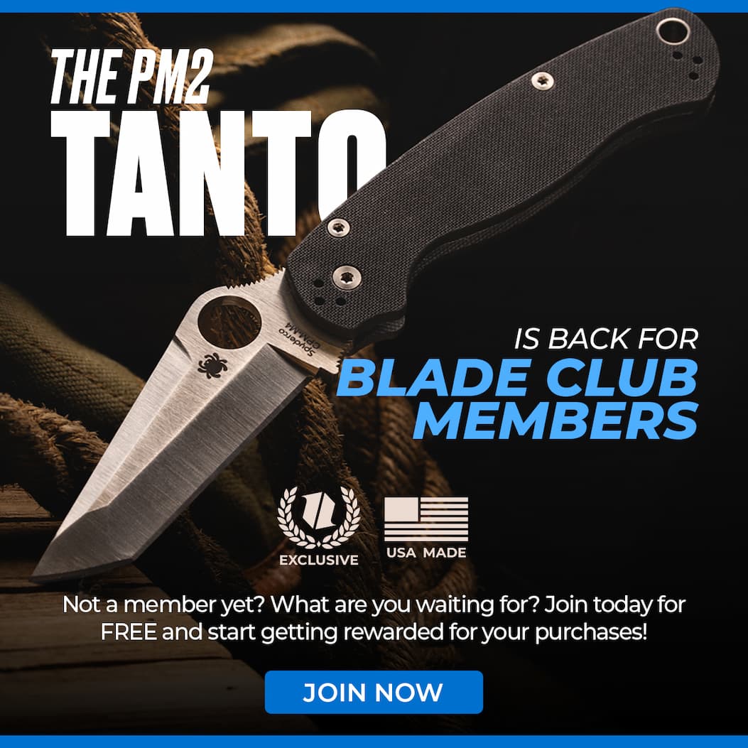 The PM2 Tanto is BACK for Blade Club Members!