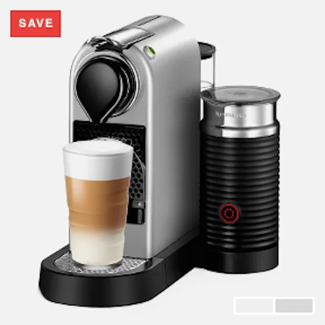 Nespresso CitiZ Automatic Espresso Machine with Aeroccino Milk Frother