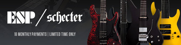 Limited Time Only: Extended Payments on Select ESP and Schecter