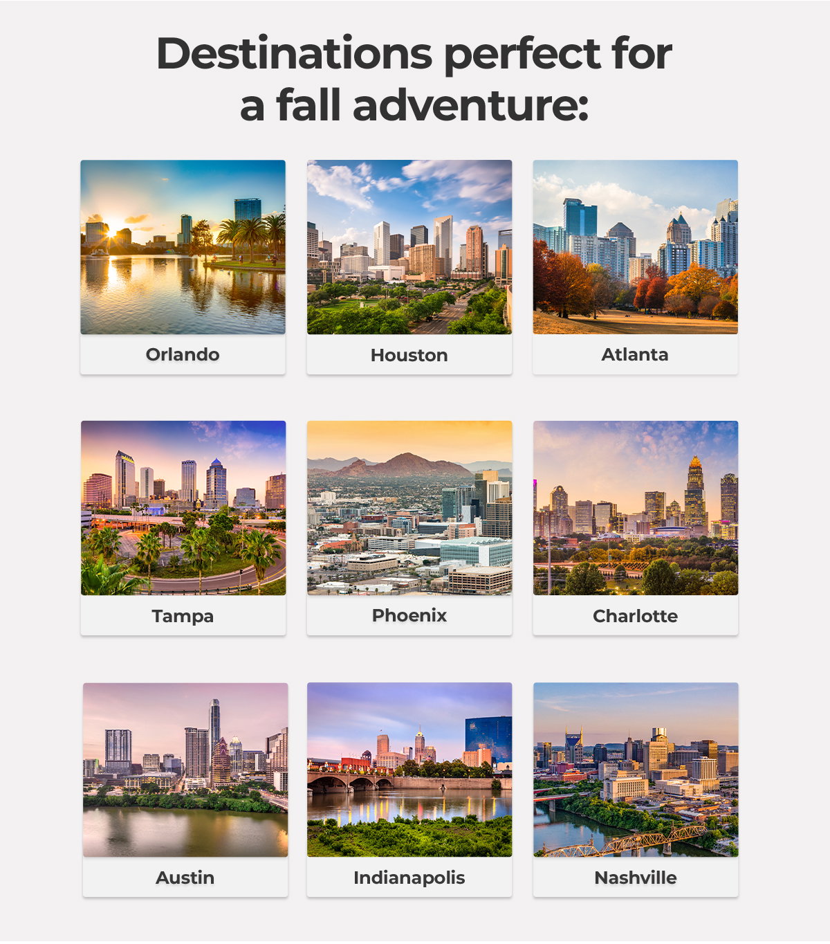Fall Destinations