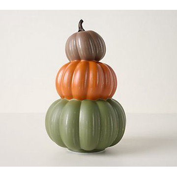 12.5" Starry Night Stacked Pumpkins by Valerie