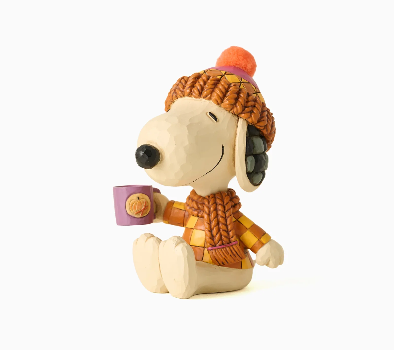Jim Shore Peanuts 4" Snoopy with Mug Mini Figurine