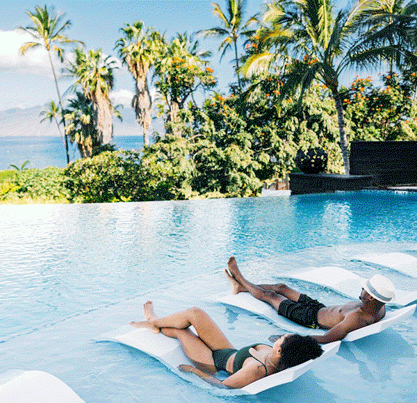 Beach resort.