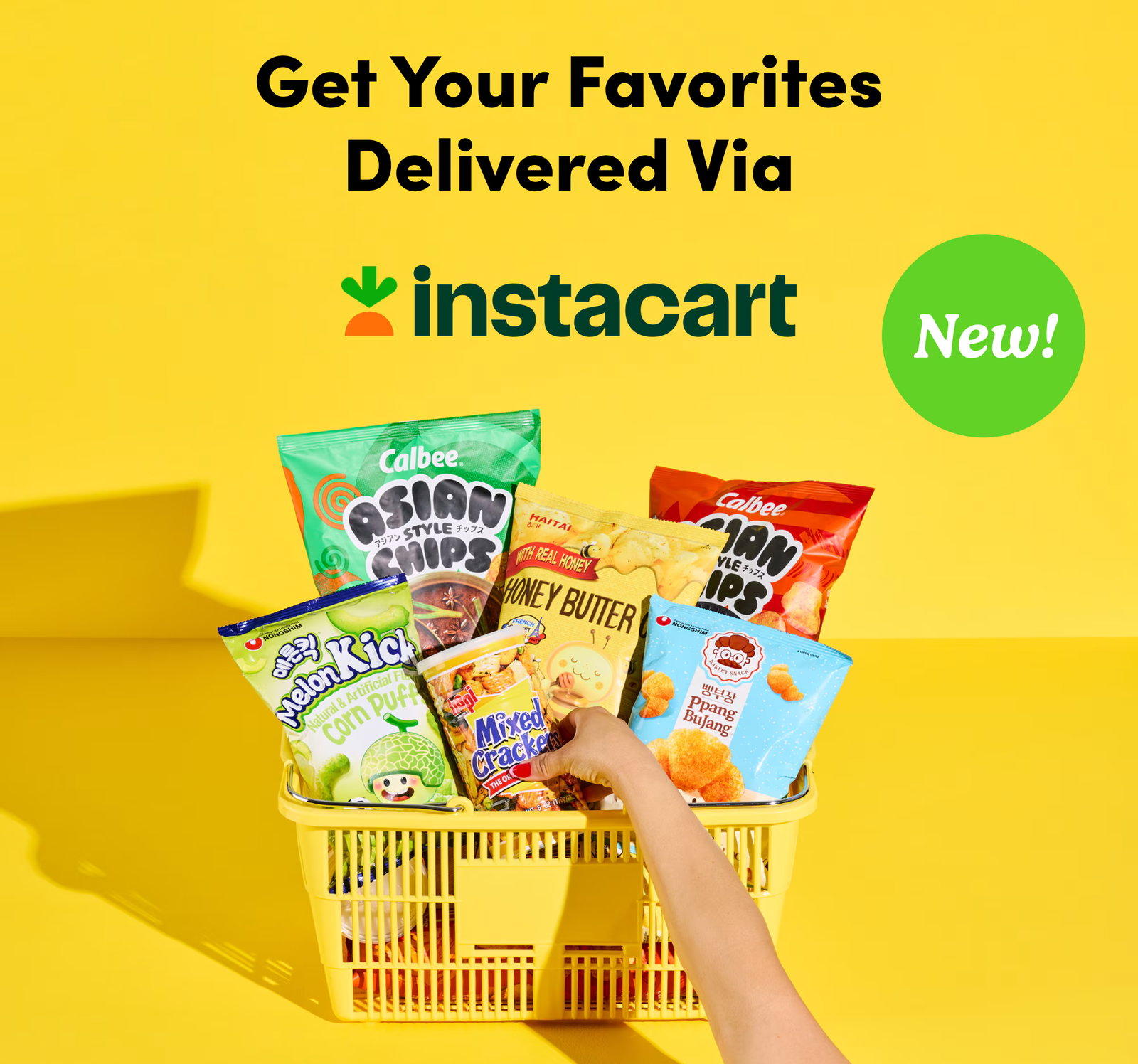 Get Your Favorites Delivered Via instacart New!