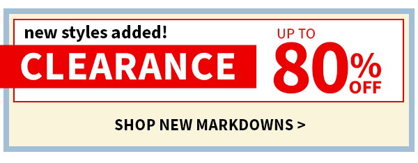 CLEARANCE