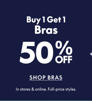 Bras BOGO 50% Off