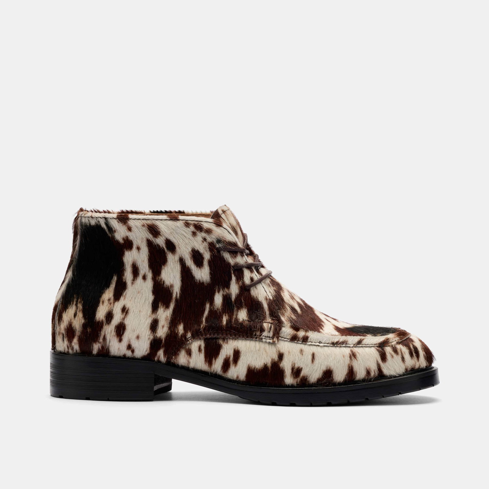 Image of Logan Dark Horse Pony Hair Chukka Boots
