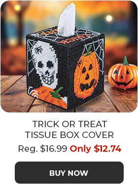 Trick or Treat Tissue Box Cover